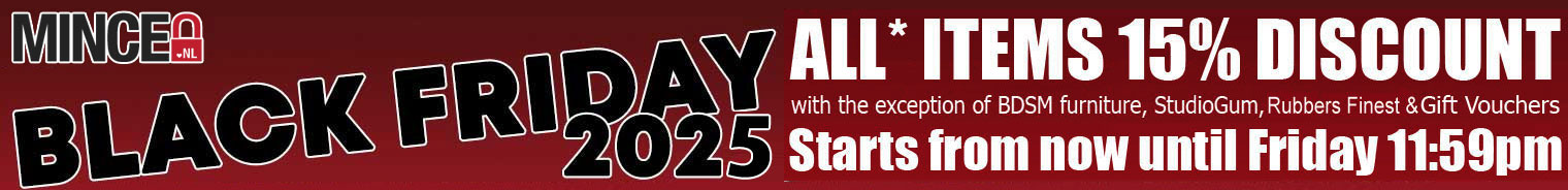 Black Friday 2025 at Mince.NL - Spectaculair offers and alle the rest 15% discount!!