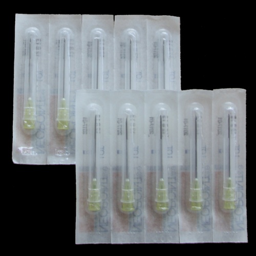 Needles Yellow - 40mm x 0,9mm (10pcs.) - l1 0201