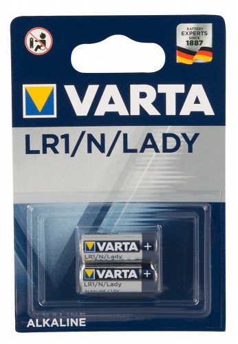 LR1 N Alakline Batteries - 2 pc. by VARTA - or-07405780000