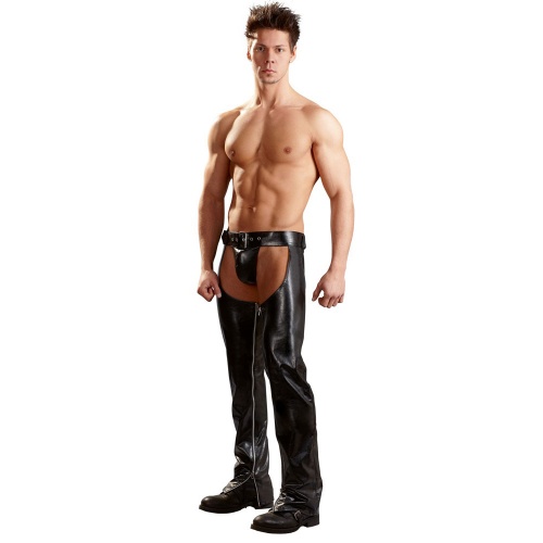 Chaps mit String aus Lederimitat - or-2140071