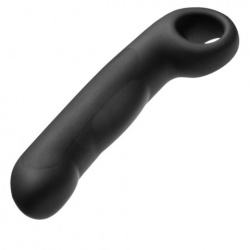 ElectraStim Silicone Noir Ovid Electro G-Spot Dildo - cx-em3102