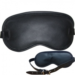 Padded Leather Blindfold - os-0345