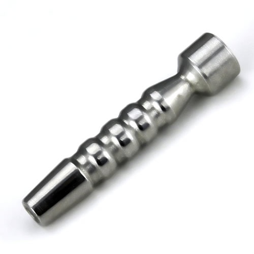 The Ribbed Opener - Hole Penis Plug - bhs-170