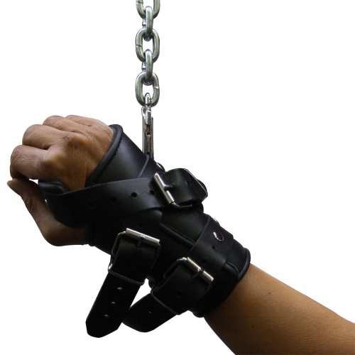 Heavy duty Leather hand & wrist restraints  - mi-91