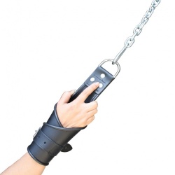 leather bondage hanging Hand Restraints - os-lbhhr