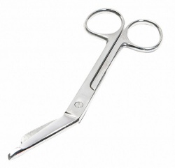 Stainless steel Bondage Scissors by Kiotos Steel - 112-tms-2370