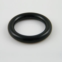 Lightweight cockring, round 10 mm, black by Masters in Steel - mis-crrb10