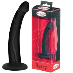 MALESATION Barry Silikon Dildo schwarz Ø 22 mm - str-600000009912