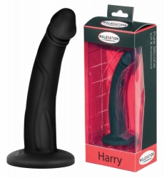 MALESATION Harry Silicone Dildo Black Ø 26 mm - str-600000009916