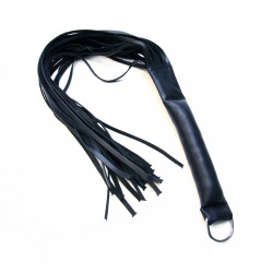 Zado Lederen Flogger met Flexibele Grip (Zwart) - or-20403791000
