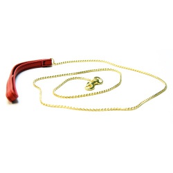Saxos Golden Chain Leash - os-mi050
