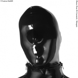 Latex Masker met Rits van Latexa - la-1109-z