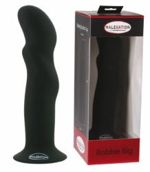 MALESATION Robbie Dildo groß schwarz Ø 4 cm - str-600000009904