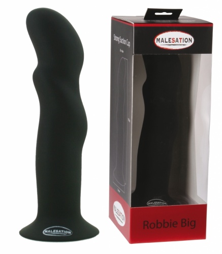 MALESATION Robbie Dildo groß schwarz Ø 4 cm - str-600000009904