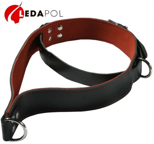 Leather bondage collar 5625 - le-5625