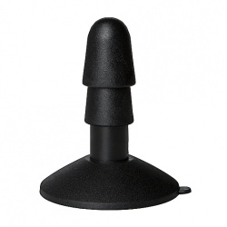 Vac-U-Lock Suction Cup Plug Black - sh-1010-10-bx