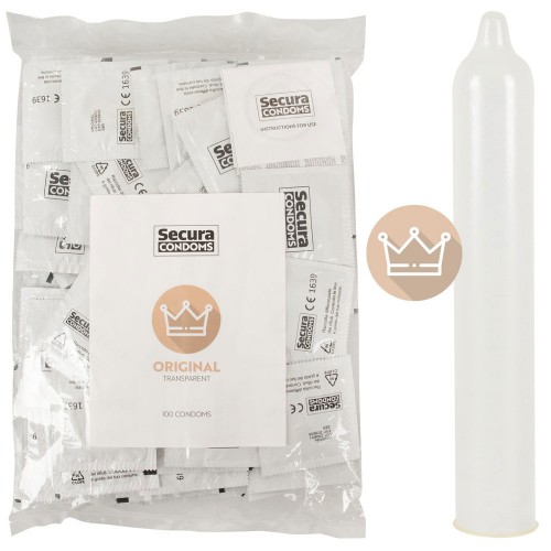 Secura Original 100 Stück transparenten Kondome - or-04164790000