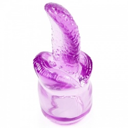 Wand Attachment - Tongue - 4cm Dia. (Purple) - lg-518pur