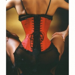 Rood Satijnen Corset EC005 - et-ec005-sat-red