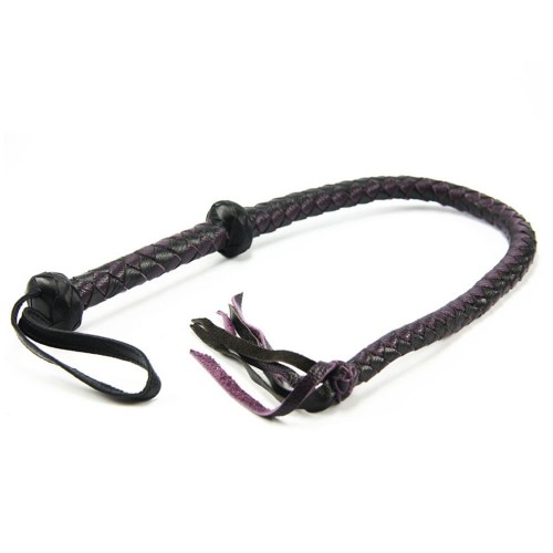 Korte echt lederen bulwhip 30 inch