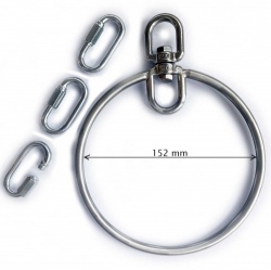 Rotator with Shibari ring for rope bondage - bhs-rotr-h