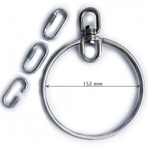 Rotator with Shibari ring for rope bondage