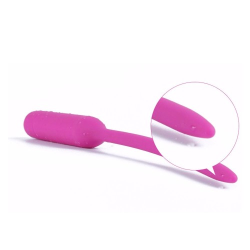 10 Frequency Pink Urethral Silicone Vibrator - 7.5 mm - mae-sm-025-75