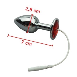 ElectroSex Ø 28 mm Jewel Anal Plug  - mae-fm-083-28