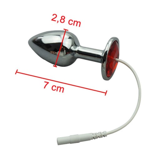 ElectroSex Ø 28 mm Jewel Anaal Plug  - mae-fm-083-28