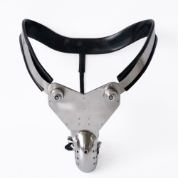 The Enforcer II Steel Male Chastity Belt - mae-sm-085