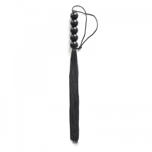 Small Black Silicone Genitals Whip - ko-2134000134