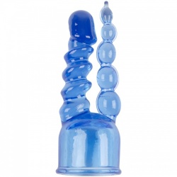 Wand Attachment: Double Head of the Dragon - lg-521blu