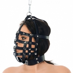 Riemen masker met ophangring aan bovenzijde - ri-7601