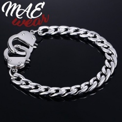 MAE-Wear Stainless Steel Handcuffs Bracelet - mae-cl-152