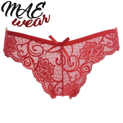 MAE-Wear Lace Panties Red - mae-CL-165r