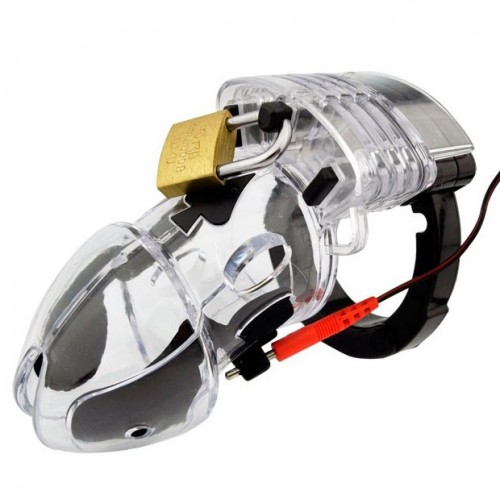 FM Electrosex Chastity E-stim Cock Cage - mae-fm-179