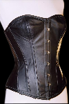 Leather Corset Black Plus-Size - et-ec007-led-plus