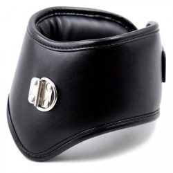 Black Padded Posture Collar with D-ring - mae-sm-011