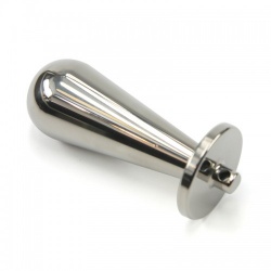 Stainless Steel Anal Plug Dildo 'Truncheon'  - fp-098