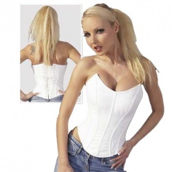 Wit Corset maat XL  - or-02414150000