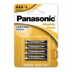 Panasonic AAA Alkaline Batterijen (4 stuks)  - pan-aaa