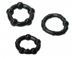 Black Performance Erection Rings - xr-aa548