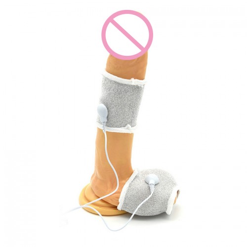 Conductive E-stim Cock & Ball Sleeve - mae-fm-006