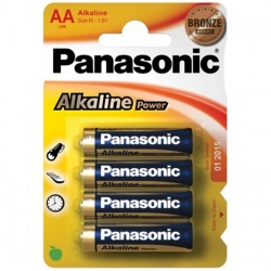 Panasonic AA Alkaline batteries (4 pack) - pan-aa