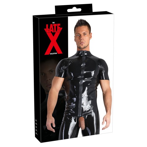 Latex Shirt with Zipper by Late-X