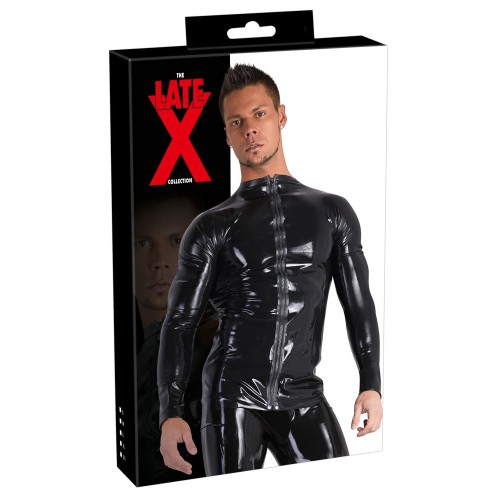 Latex Men's Longsleeve Shirt with Zipper by Late-X