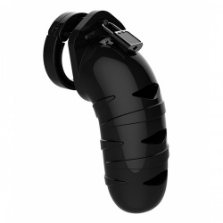 Mancage Model 05 Deluxe Chastity Cage (Black) - sht-mcg005blk