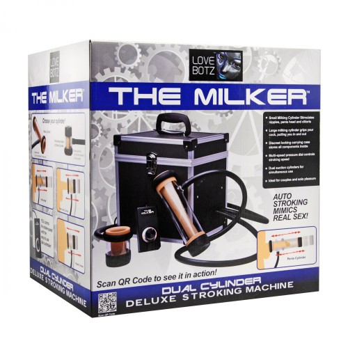 We are excited to introduce our new Milker Automatic Deluxe Stroker Machine! Designed to do all the hard work for you, this love machine is specifically designed for automatic stroking and sucking