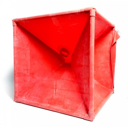 Latex Vacuum Cube by Rubber Shock, an essential for any BDSM, bondage and latex fetishist! Available in black, red & smoky grey