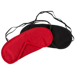 Blindfold Set pack of 2 red/black - or-07735140000